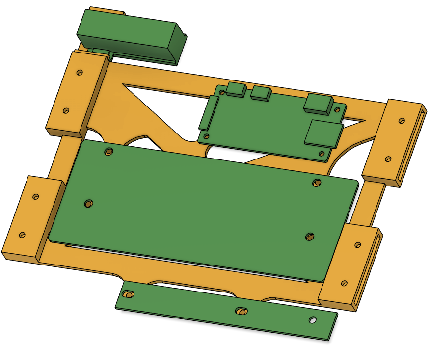 CAD drawing of baseplate